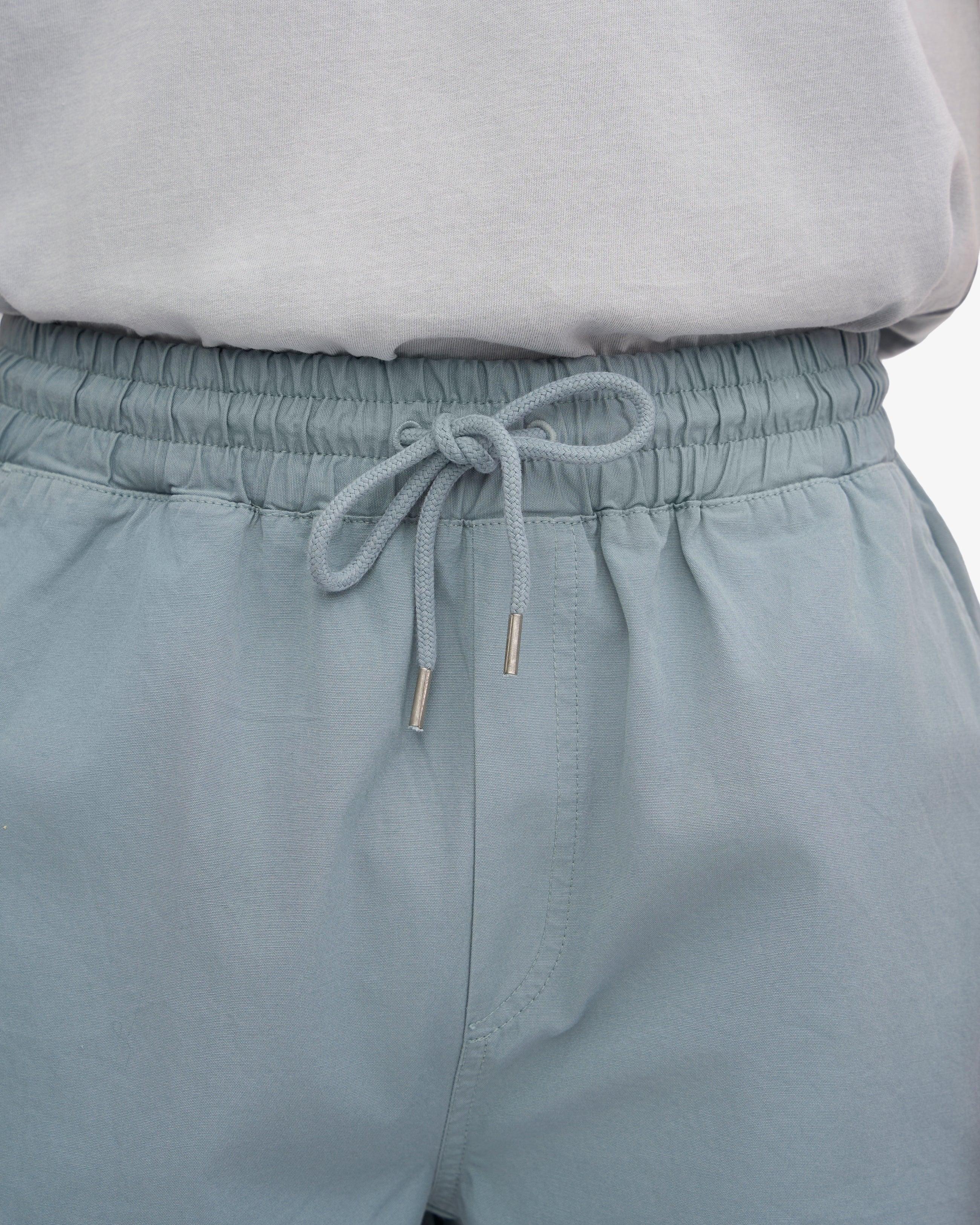 Colorful Standard Steel Blue Organic Twill Shorts Herren blau